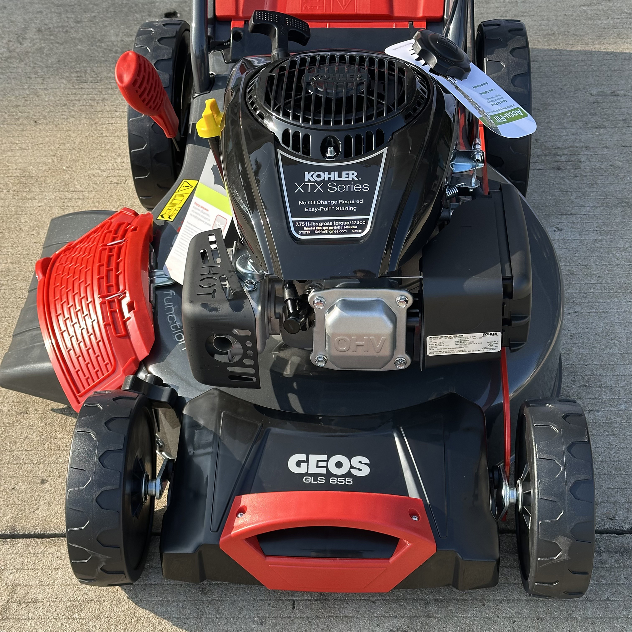 Газонокосилка бензиновая самоходная GEOS GLS 655 с двигателем Kohler XTX775