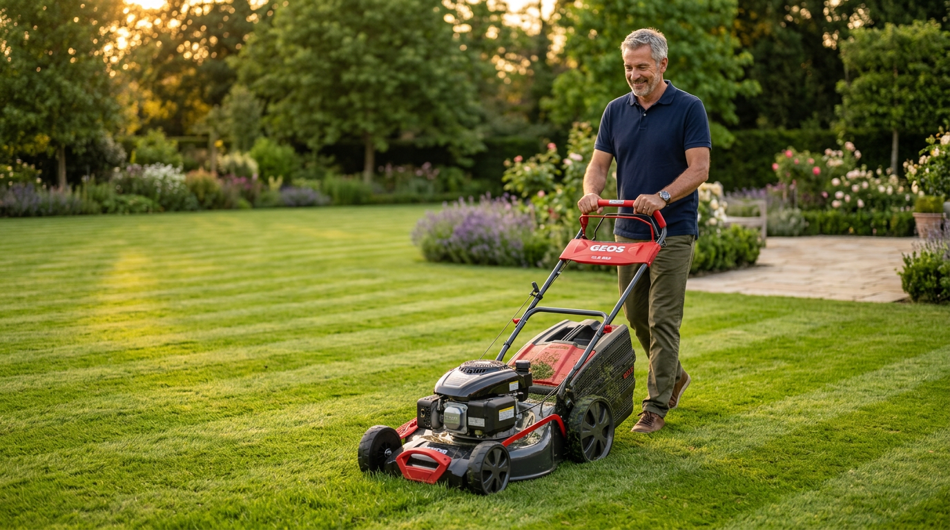 Газонокосилка бензиновая самоходная GEOS GLS 650 с двигателем Kohler XTX675