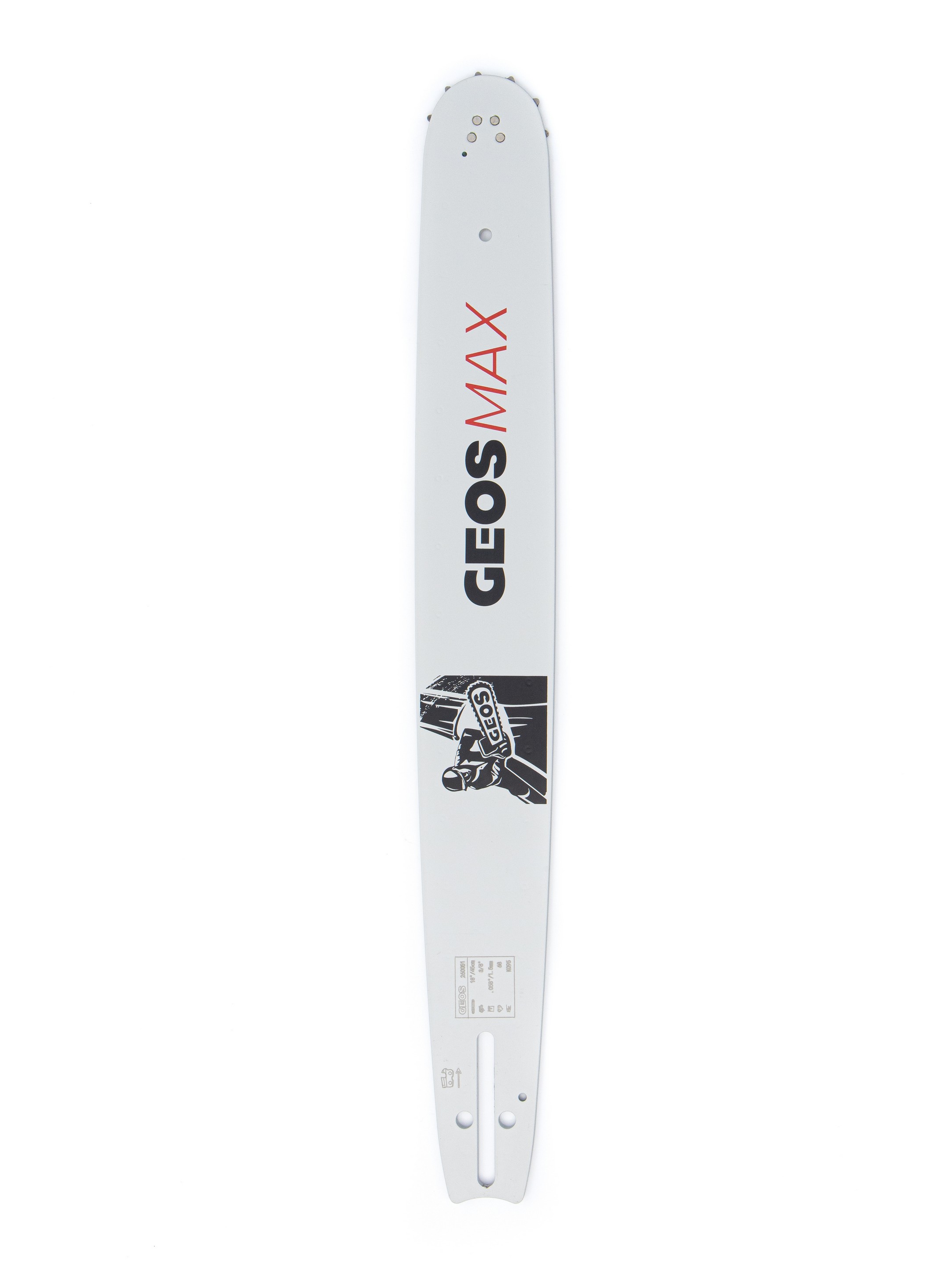Шина пильная GEOS Max (18", 3/8", 1.5мм, 68 звеньев, SN (11 зубьев), K095)