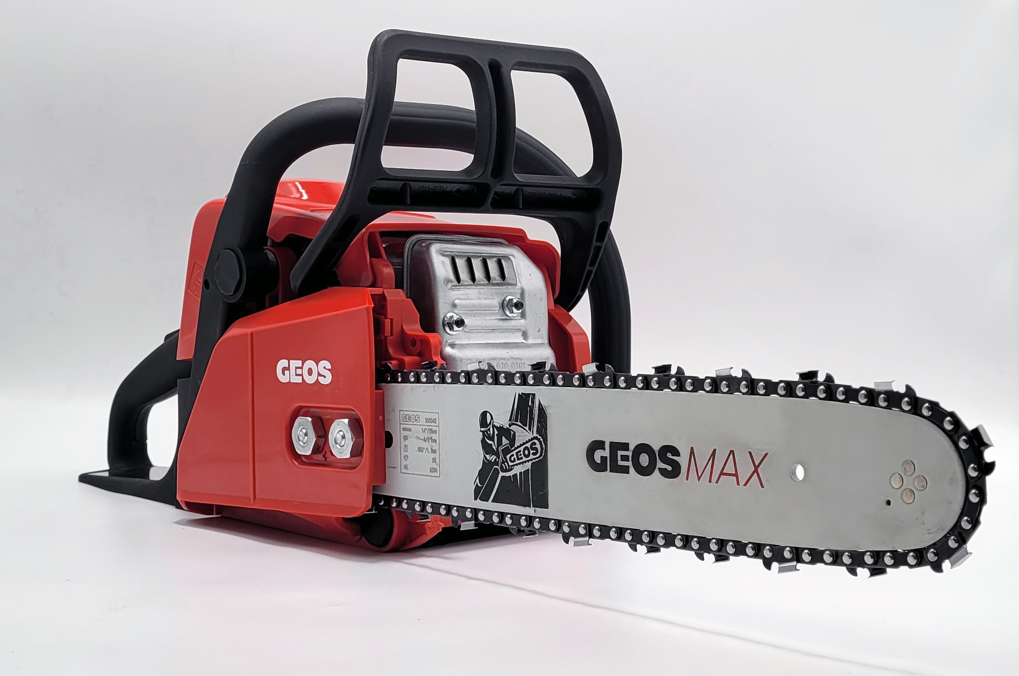 Мотопила цепная бензиновая GEOS STORM 180 (шина 14"/35см, цепь 3/8" Low, 1.3мм, 50 звеньев)