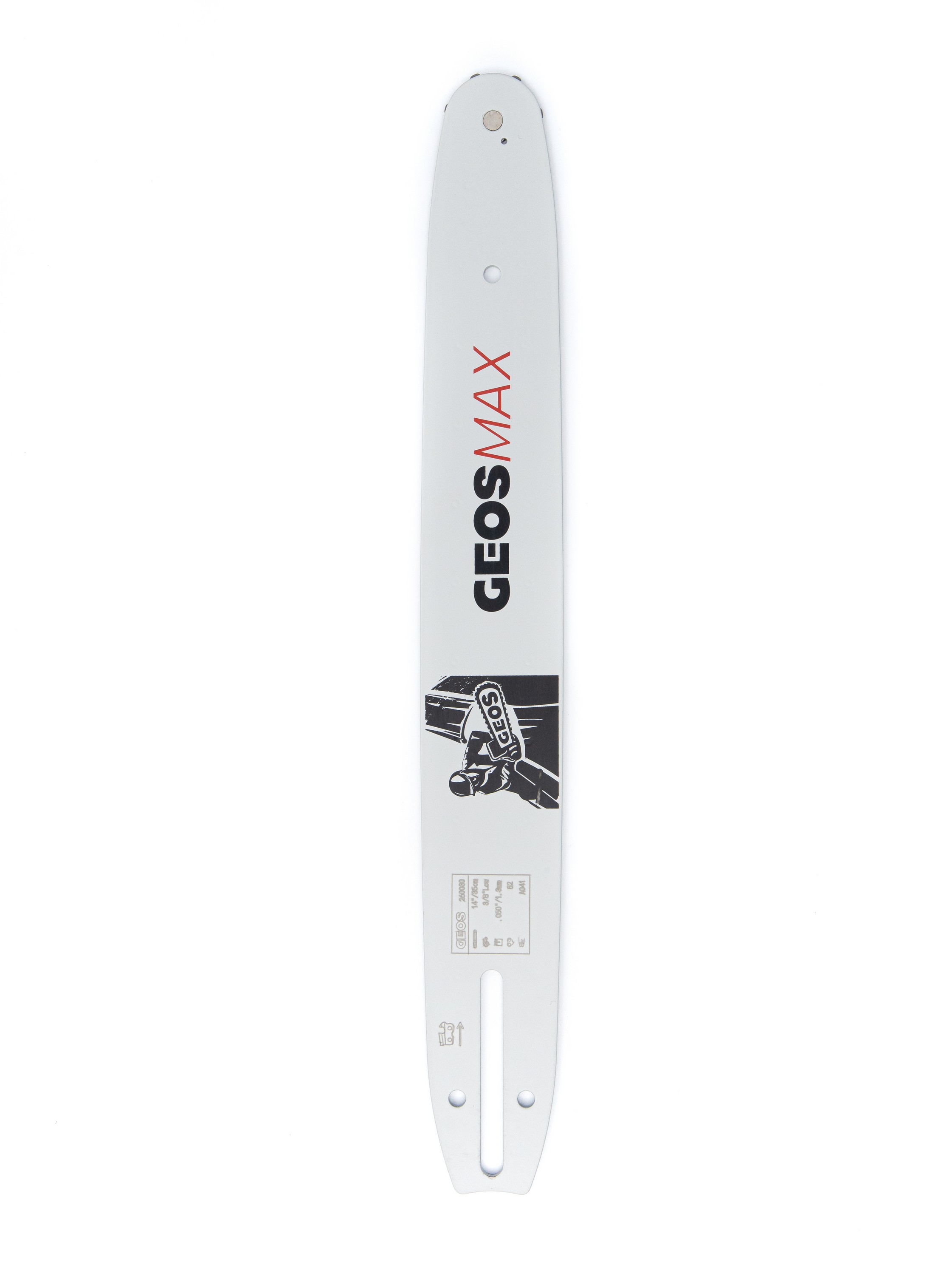 Шина пильная GEOS Max (14", 3/8" Low, 1.3мм, 52 звена, SN (7 зубьев), A041)