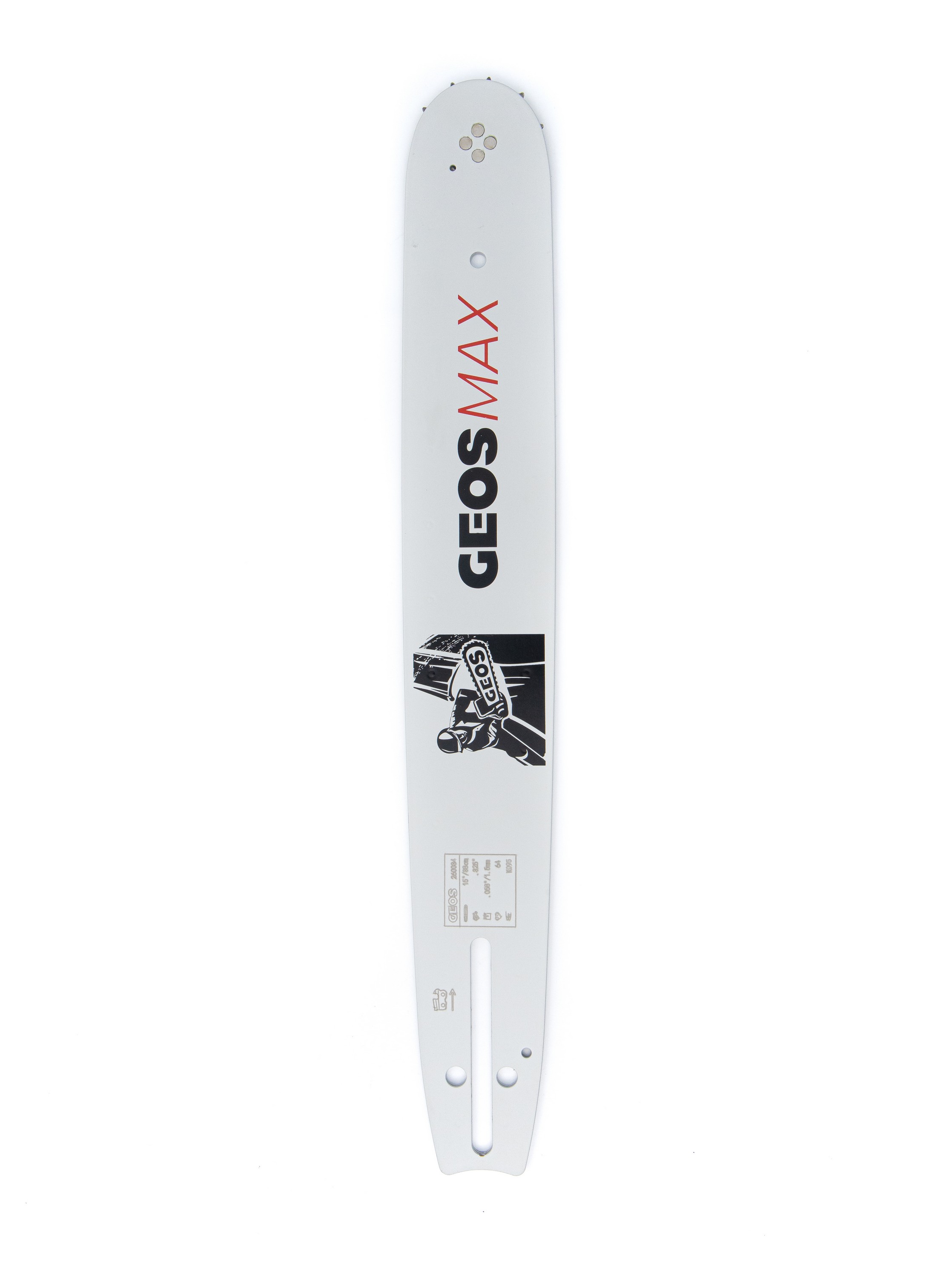 Шина пильная GEOS Max (15", .325", 1.5мм, 64 звена, SN (11 зубьев), K095)