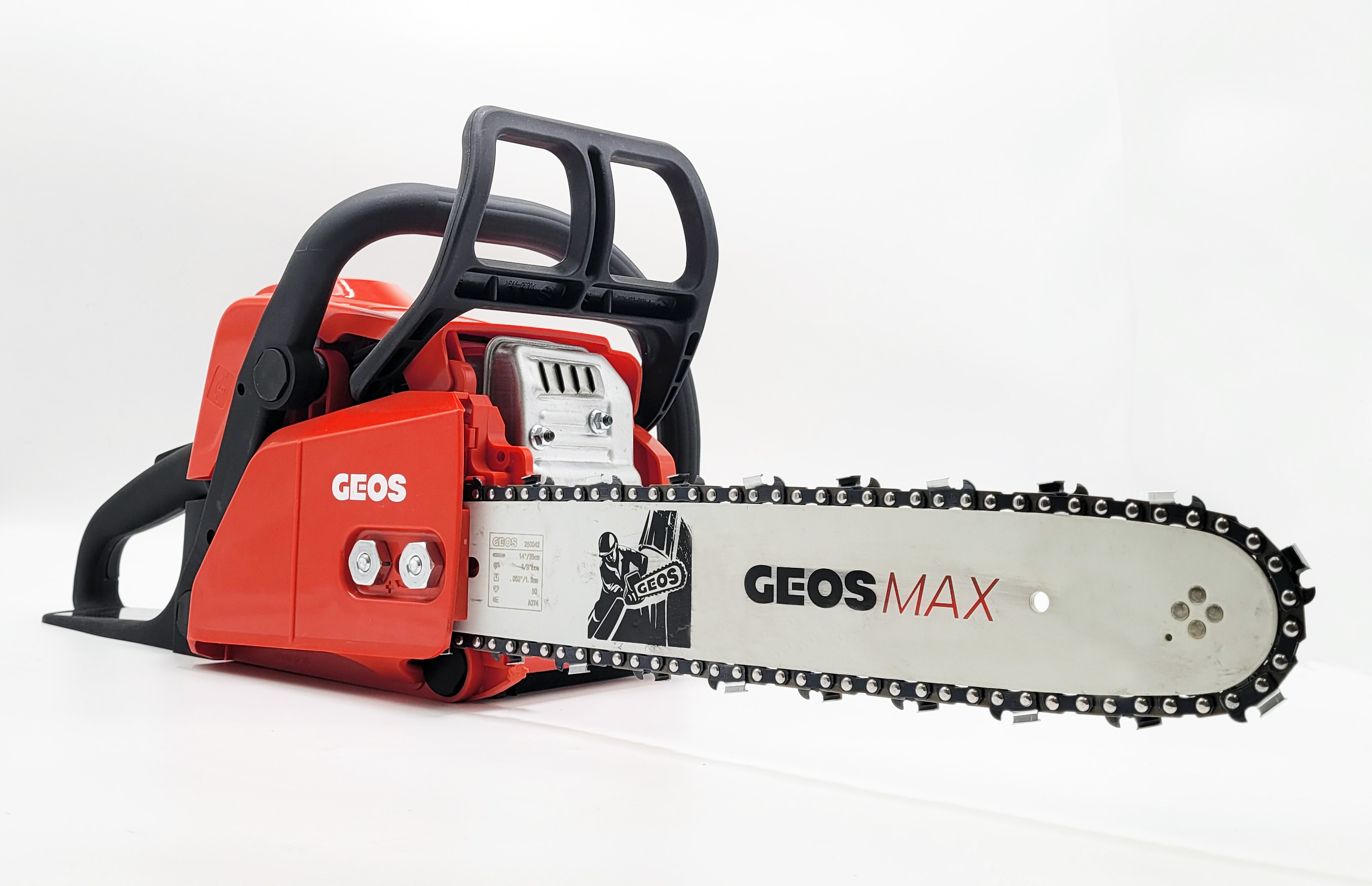 Мотопила цепная бензиновая GEOS STORM 180 (шина 14"/35см, цепь 3/8" Low, 1.3мм, 50 звеньев)