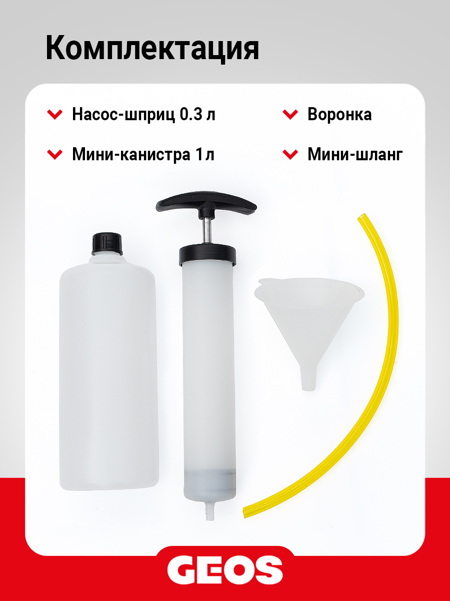 Набор сервисный GEOS для замены моторного масла